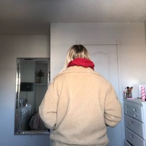 Teddy brownish cream teddy bear coat